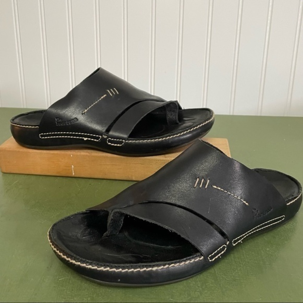 Dr Martens #5A83 *Thailand Y2K* Slip on Leather Sandals